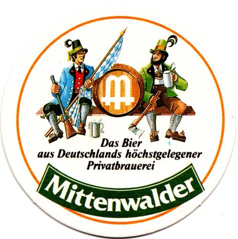 mittenwald gap-by mitten fass 4-7a (rund210-das bier-2 federn am hut)